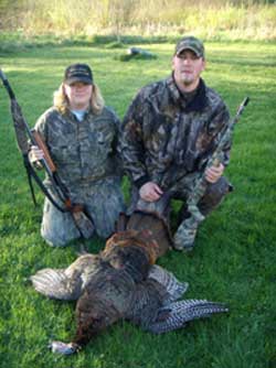 Angie and Jeff with their Bird