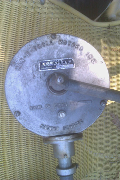 For Sale.. ManUTroll Antique Hand Trolling Motor 