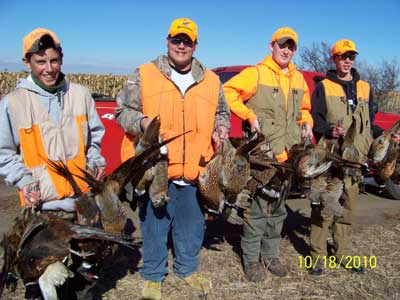 BHS Demons trap shooters - Pheasant Hunting Trip to South Dakota